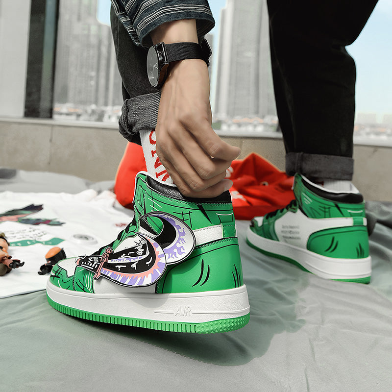 SNEAKER RORONOA: THREE-SWORD STYLE GREEN™