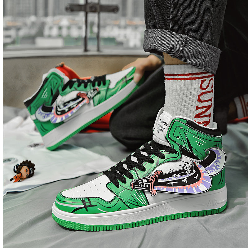 SNEAKER RORONOA: THREE-SWORD STYLE GREEN™