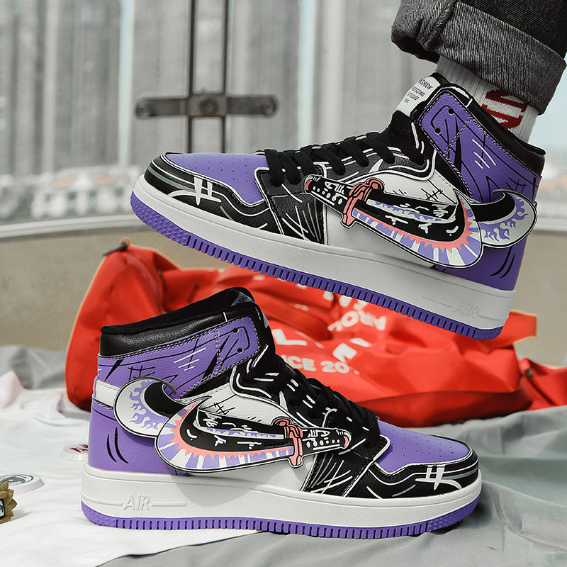 SNEAKER RORONOA: THREE-SWORD STYLE PURPLE™